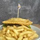 Pastel Burguer + Fritas